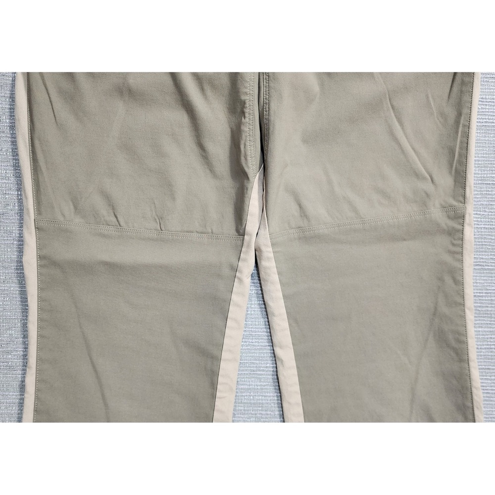 Sierra Designs Mens 34x32 Two Tone Hiking Pants Tan Olive Green Stretch Outdoor - Picture 3 of 10